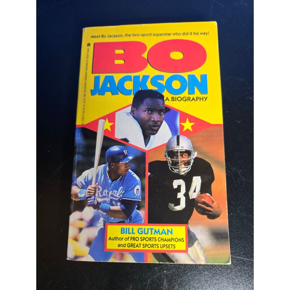 Archway Bo Jackson Biography 1991 Bill Gutman‎ Paperabck Book